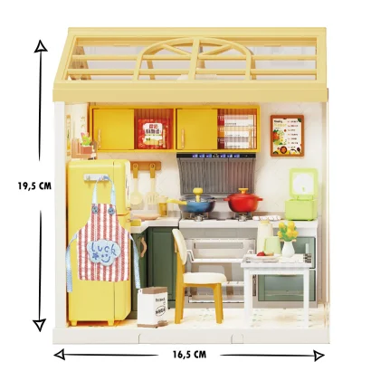 Конструктор-румбокс MINI HOUSE серії "Інтер'єр" &ndash; КУХНЯ (світло)
