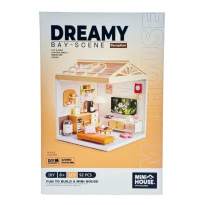 Конструктор-румбокс MINI HOUSE серії "Інтер'єр" &ndash; ВІТАЛЬНЯ (світло)