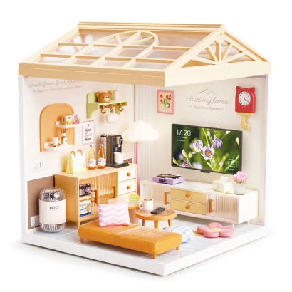 Конструктор-румбокс MINI HOUSE серії "Інтер'єр" &ndash; ВІТАЛЬНЯ (світло)