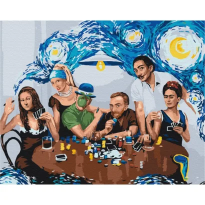 Картина за номерами "Друзі-шедеври" &copy;Viktoriya Kovalenko BS52761, 40х50 см 