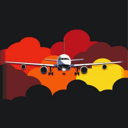 Картина за номерами &quot;Бурхливий політ&quot; 12502-AC 40x40 см