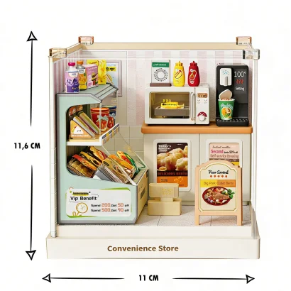 Конструктор-румбокс MINI HOUSE серії "Інтер'єр Міні" &ndash; ЦІЛОДОБОВИЙ МАГАЗИН