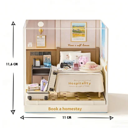 Конструктор-румбокс MINI HOUSE серії "Інтер'єр Міні" &ndash; ГОТЕЛЬНИЙ НОМЕР