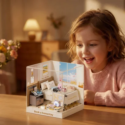Конструктор-румбокс MINI HOUSE серії "Інтер'єр Міні" &ndash; ГОТЕЛЬНИЙ НОМЕР