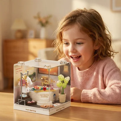 Конструктор-румбокс MINI HOUSE серії "Інтер'єр Міні" &ndash; ТЕРМАЛЬНА КУПАЛЬНЯ