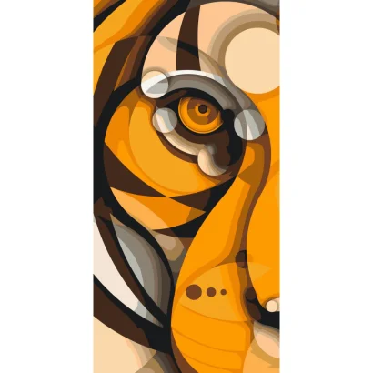 Картина за номерами "Риси хижака" 11539-AC 40х80 см       