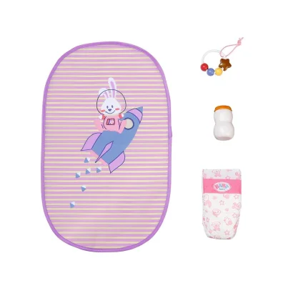 Сумка з аксесуарами для ляльки BABY born серії &quot;День Народження&quot; (килимок, пляш., підгуз., брязкал.)