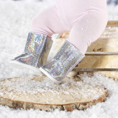 Взуття для ляльки BABY BORN - CРІБЛЯСТІ ЧОБІТКИ