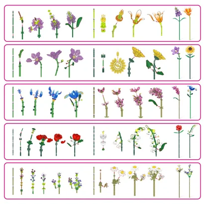 Конструктор в капсулі MAX S1 – САДОВІ КВІТИ (в асорт., в диспл.)