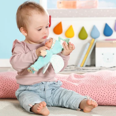 Лялька BABY BORN серії "For babies" &ndash; БЛАКИТНЕ ЯНГОЛЯТКО (18 cm)