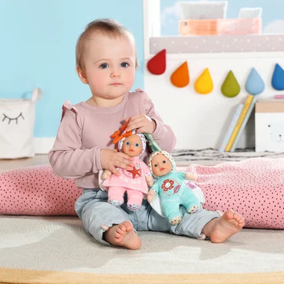 Лялька BABY BORN серії "For babies" &ndash; БЛАКИТНЕ ЯНГОЛЯТКО (18 cm)