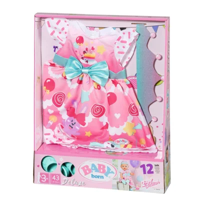 Набір одягу для ляльки BABY BORN - ДЕНЬ НАРОДЖЕННЯ ДЕЛЮКС (43 cm)
