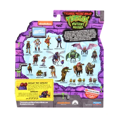 Набір ігрових фігурок серії ЧЕРЕПАШКИ-НІНДЗЯ - СУПЕРФЛАЙС (2 фігурки)