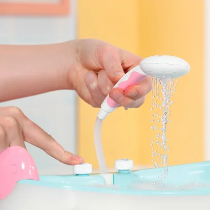 Автоматична ванночка для ляльки BABY BORN &ndash; ЛЕГКЕ КУПАННЯ (світло, звук)