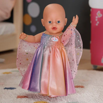Одяг для ляльки BABY BORN - СУКНЯ ВЕСЕЛКА (43 cm)