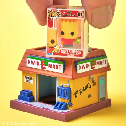 Набір фігурок BITTY POP! Town серії "Сімпсони" - БАРТ СІМПСОН І КВІКІ-МАРТ
