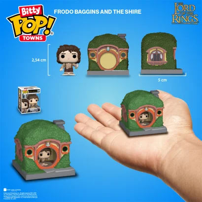 Набір фігурок BITTY POP! Town серії "Володар перснів" - ФРОДО БЕГГІНС І ХАТИНКА