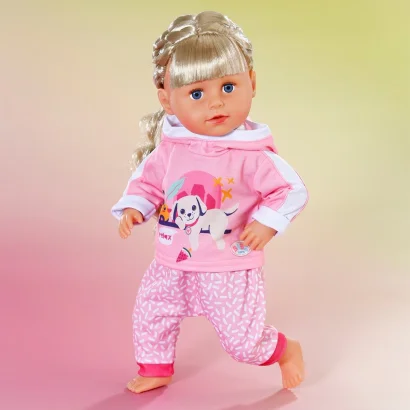 Набір одягу для ляльки BABY BORN - РОЖЕВИЙ СПОРТИВНИЙ КОСТЮМ (43 cm)
