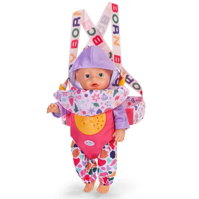 Рюкзак-кенгуру для ляльки BABY BORN серії "Pinplay" &ndash; ЯСКРАВА ПРОГУЛЯНКА