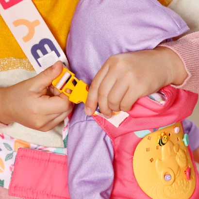 Рюкзак-кенгуру для ляльки BABY BORN серії "Pinplay" &ndash; ЯСКРАВА ПРОГУЛЯНКА