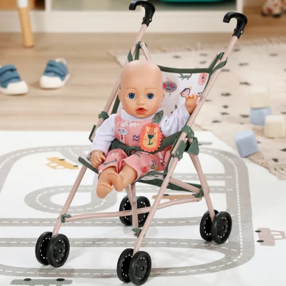 Візочок для ляльки BABY BORN - ТРОПІКИ (прогулянкова, складна)