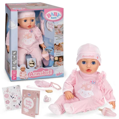 Інтерактивна лялька BABY BORN &ndash; АННАБЕЛЬ (43 см, з аксес.)