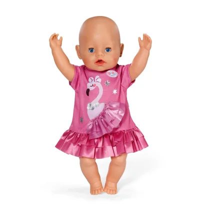 Одяг для ляльки BABY BORN &ndash; СУКНЯ З ФЛАМІНГО (43 см)