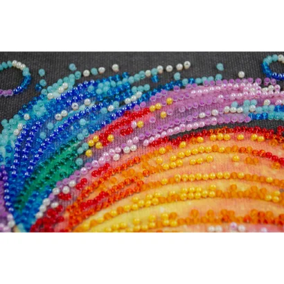 Набір для вишивання бісером "Різнобарвний" AM-245 15х15 см