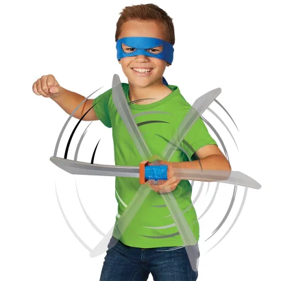 Набір іграш. зброї "Черепашки-Ніндзя MOVIE III" W3 - КАТАНА ЛЕОНАРДО ОБЕРТАЛЬНИЙ УДАР