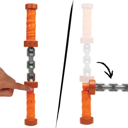 Набір іграш. зброї "Черепашки-Ніндзя MOVIE III" W3 - НУНЧАКИ МІКЕЛАНДЖЕЛО ОБЕРТАЛЬНИЙ УДАР