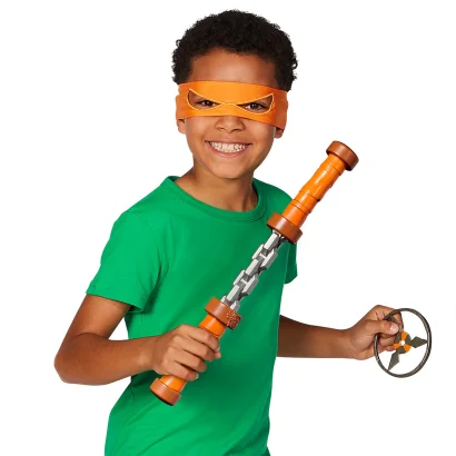 Набір іграш. зброї "Черепашки-Ніндзя MOVIE III" W3 - НУНЧАКИ МІКЕЛАНДЖЕЛО ОБЕРТАЛЬНИЙ УДАР