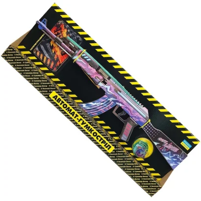 Зібрана модель Гумкостріл АВТОМАТ &quot;АК DIGITAL&quot; AKDI-B