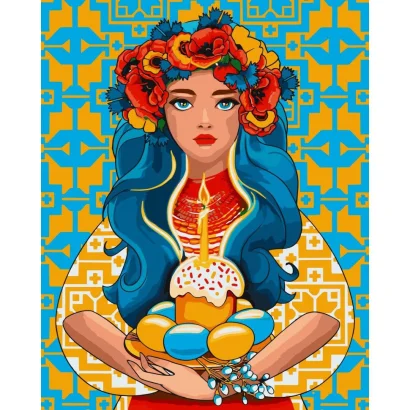 Картина за номерами &quot;Великдень&quot; Art Craft 40х50 см 