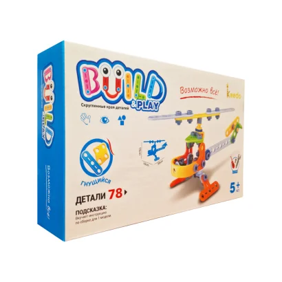 Конструктор Build&amp;Play &quot;Вертоліт&quot; HANYE J-7710, 78 елементів