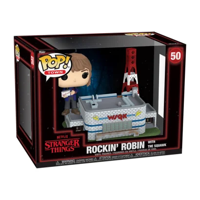 Набір ігрових фігурок FUNKO POP! Town серії "Дивні дива" &ndash; РОБІН З РАДІОСТАНЦІЄЮ WSQK