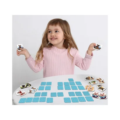 Настільна дитяча гра Мемори &laquo;Коти проти собак&raquo; ME5032-24, 48 карток 