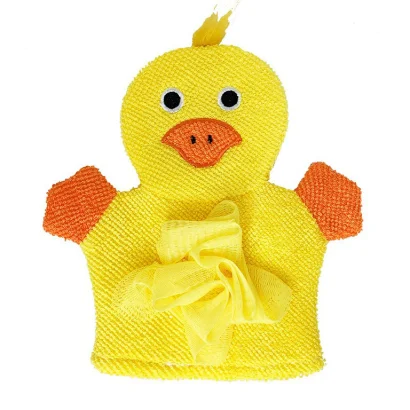 Мочалка-рукавичка для купання малюків MGZ-0911(Yellow) Каченя