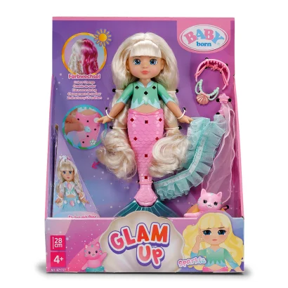 Лялька BABY BORN серії "Glam Up" &ndash; РУСАЛОНЬКА СПАРКЛ (28 см, з аксес.)
