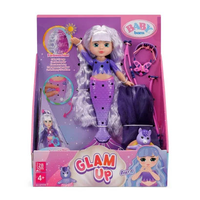 Лялька BABY BORN серії "Glam Up" &ndash; РУСАЛОНЬКА АУРА (28 см, з аксес.)