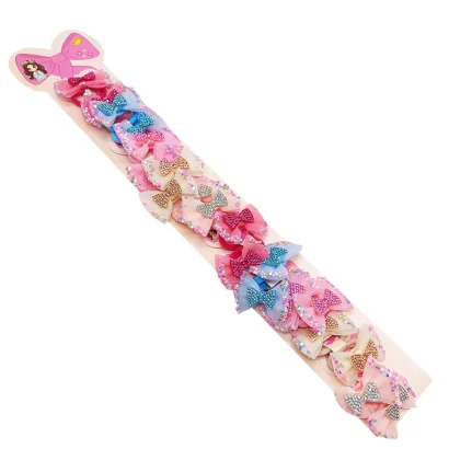 Дитячі резинки для волосся &laquo;Бантик-2&raquo; 0108-321-2 фатиновий 10 пар