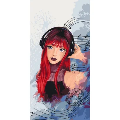 Картина за номерами "Моя мелодія" &copy;DESHKO.NATASHA 10125-AC 40x80 см