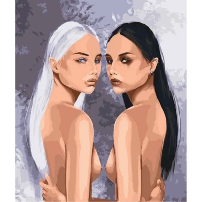 Картина за номерами "Протилежності" &copy;VALLERONY 10121-AC 40x50 см 