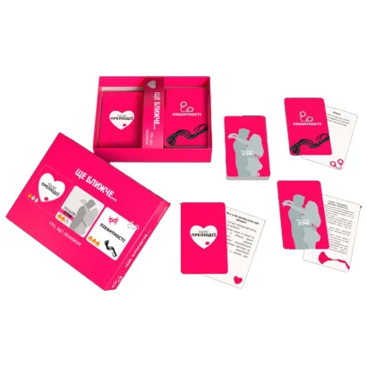 Настільна гра "Ще ближче" 800439, 100 карт завдань, правила гри українською мовою 18+