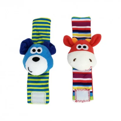 Дитячий набір: шкарпетки та браслетики "Корівка та собачка" MGZ-1207
