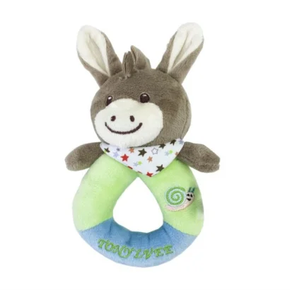 М`яка іграшка-брязкальце &quot;Віслюк&quot; TM Tony Lvee MGZ-1217-3