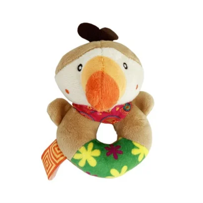 М`яка іграшка-брязкальце &quot;Папуга&quot; TM BBSKY MGZ-1203-3