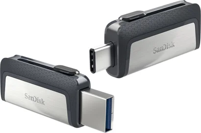 Флеш-накопичувач SanDisk USB 3.1 Ultra Dual Type-C 32Gb (150 Mb/s)