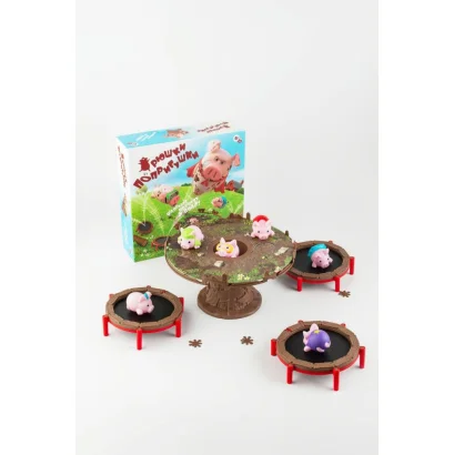 Настільна гра &quot;Хрюшки - попригушки&quot; FGS63 українською мовою