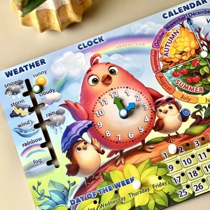Розвиваюча гра Календар - 2 &quot;Пташка&quot; (ПСД260) PSD260 ENG