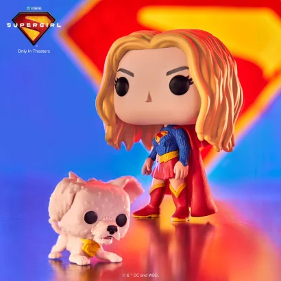 Набір ігрових фігурок FUNKO POP! серії "Суперґьорл" - СУПЕРҐЬОРЛ І КРИПТО СУПЕРПЕС